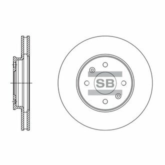 SD1110 Hi-Q (SANGSIN) тормозной диск