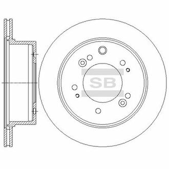 SD2056 Hi-Q (SANGSIN) тормозной диск