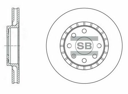 SD3003 Hi-Q (SANGSIN) тормозной диск