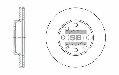 SD3004 Hi-Q (SANGSIN) тормозной диск