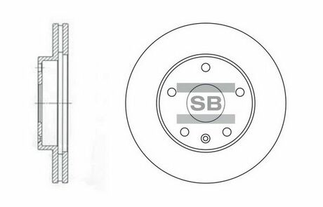 SD3006 Hi-Q (SANGSIN) тормозной диск