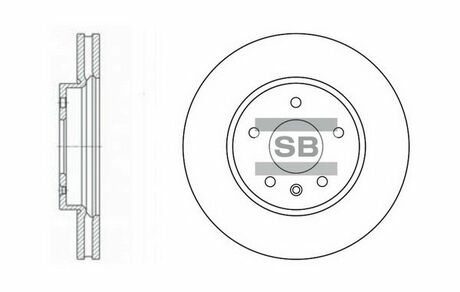 SD3019 Hi-Q (SANGSIN) тормозной диск