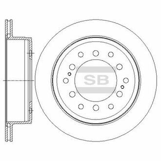 SD4027 Hi-Q (SANGSIN) тормозной диск