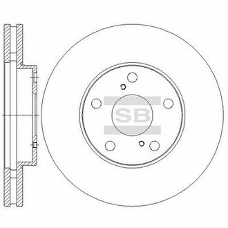 SD4029 Hi-Q (SANGSIN) тормозной диск