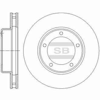SD4037 Hi-Q (SANGSIN) тормозной диск