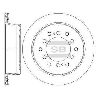 SD4039 Hi-Q (SANGSIN) тормозной диск