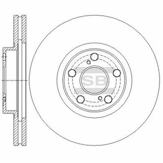 SD4046 Hi-Q (SANGSIN) тормозной диск