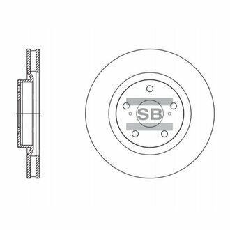 SD4082 Hi-Q (SANGSIN) тормозной диск