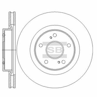 SD4801 Hi-Q (SANGSIN) тормозной диск