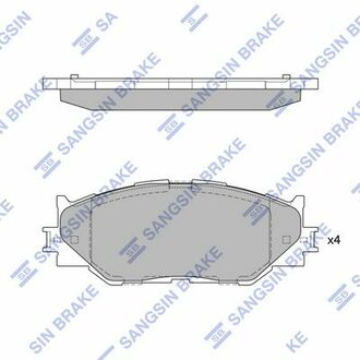 SP1543 Hi-Q (SANGSIN) Кт. Гальмiвнi колодки