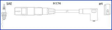 134787 HITACHI Комплект дротів запалювання HITACHI 134787
