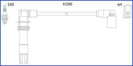 134797 HITACHI Комплект проводов зажигания