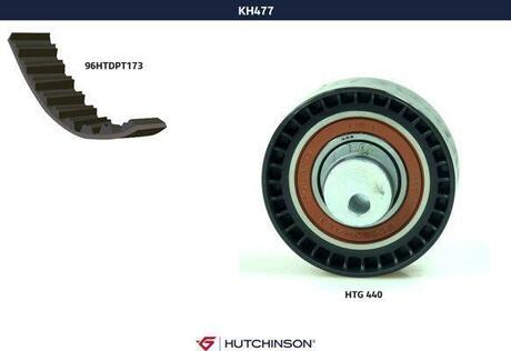 KH477 HUTCHINSON Комплект ГРМ Renault Kangoo, Logan 1.6 (08-) ()