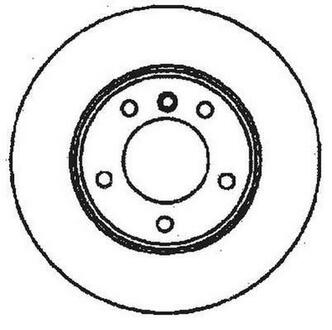 561551JC Jurid Тормозной диск передний BMW 3 / Z3 / Z4 / Alpina Roadster S