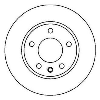 562041JC Jurid Гальмівний диск передній Audi A1 / A3 / VW Golf / Polo / Bora / New Beetle