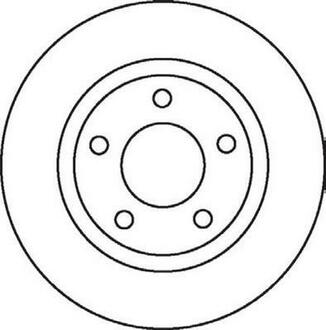 562060JC Jurid Гальмівний диск передній VW Passat / Audi A4 / A8 / Seat Exeo