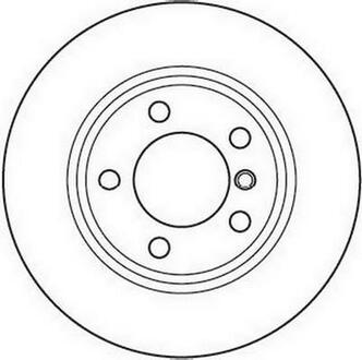 562090JC Jurid Гальмівний диск передній BMW 3 / Z3 / Z4