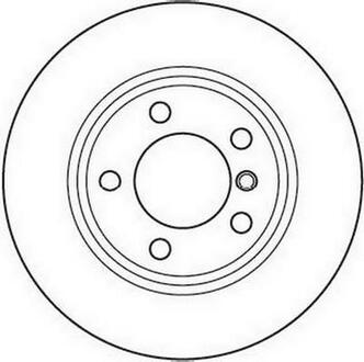 562090JC Jurid Гальмівний диск передній BMW 3 / Z3 / Z4