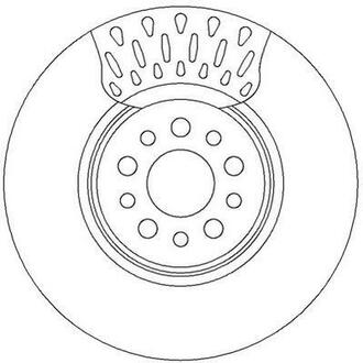 562394JC Jurid Гальмівний диск