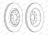 562510JC Jurid Гальмівний диск задній Audi A4 (B6, B7) JURID 562510JC (фото 1)