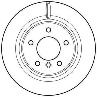 562786JC Jurid Гальмівний диск