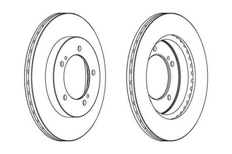 562906JC Jurid SUZUKI Диск гальмівний передн.Vitara -98