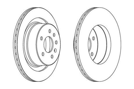 562909JC Jurid TARCZA HAM./TYЈ/ SAAB 9-5 2,3/3,0TID 01- 05 @300X20