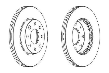 563019JC Jurid Диск гальмівний DAEWOO