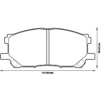 572562J Jurid Колодки гальмівні Lexus RX300