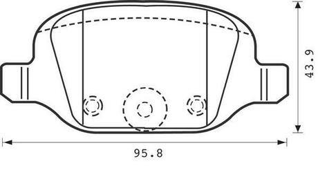 573019J Jurid Комплект тормозных колодок, дисковый тормоз