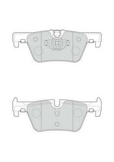 573401J Jurid Гальмівні колодки задні BMW 1 Series / 2 Series / 3 Series / 4 Series