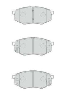 573454J Jurid Гальмівні колодки передні Hyundai VI, Sonata IX20