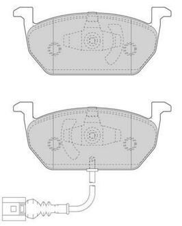 573606J Jurid Гальмівні колодки передні VW Golf VII / Audi A3 / Seat Leon / Skoda Octavia / Toyota