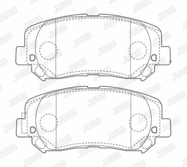 573787J Jurid KLOCKI HAM./PRZ/ JEEP CHEROKEE 2,0CRD 14 -