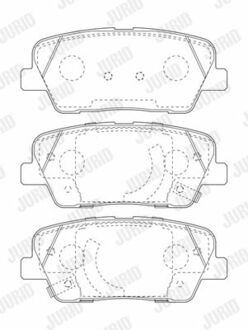 573823J Jurid KLOCKI HAM./TYЈ/ HYUNDAI SANTA FE 2,2CRD