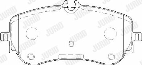 573832J Jurid Гальмівні колодки задні VW AMAROK, CRAFTER / MAN TGE
