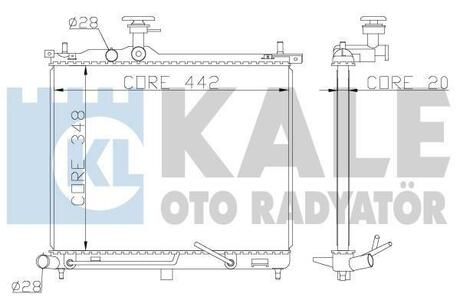 341970 KALE OTO RADYATOR Радиатор, охлаждение двигателя