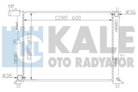341980 KALE OTO RADYATOR Радиатор охлаждения Hyundai i30, Elentra / Kia Ceed, Ceed Sw, Pro Ceed ()
