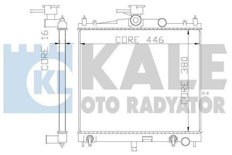 342050 KALE OTO RADYATOR Радиатор, охлаждение двигателя