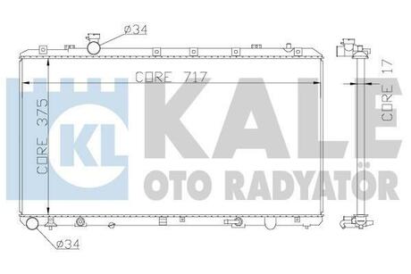 342120 KALE OTO RADYATOR Радиатор, охлаждение двигателя