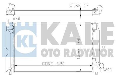 342205 KALE OTO RADYATOR KALE TOYOTA Радиатор охлаждения Avensis,Corolla 1.4/2.0 D-4D 02-