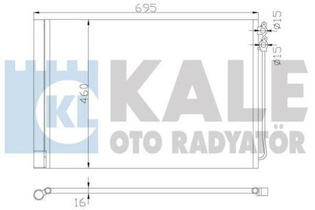 342415 KALE OTO RADYATOR Конденсатор, кондиционер