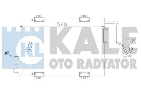 342810 KALE OTO RADYATOR KALE RENAULT Радиатор кондиционера Clio II 98-