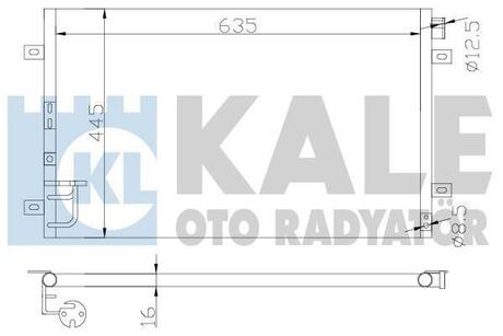 343115 KALE OTO RADYATOR Конденсатор, кондиционер