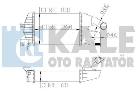 345800 KALE OTO RADYATOR Интеркулер