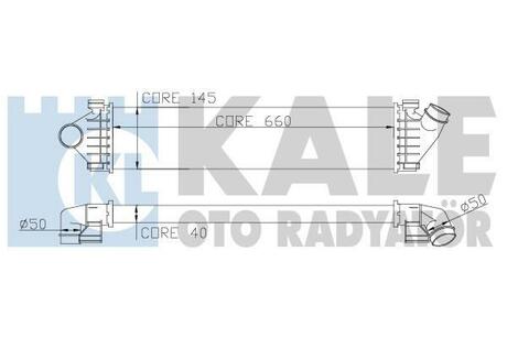 347000 KALE OTO RADYATOR KALE FORD Интеркулер C-Max,Focus II,III,Galaxy,Kuga I,II,Mondeo IV,S-Max 1.6/2.0TDCi,Volvo S60 II,S80 II,V70 III