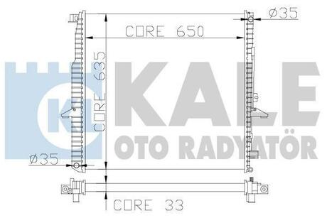 350200 KALE OTO RADYATOR KALE LANDROVER Радиатор охлаждения Discovery III,Range Rover Sport 4.0/4.4 04-