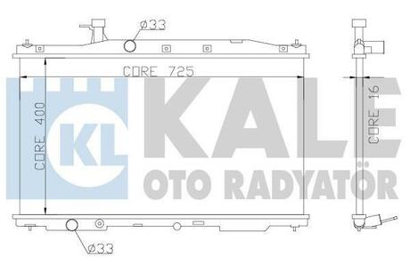 357300 KALE OTO RADYATOR Радиатор, охлаждение двигателя