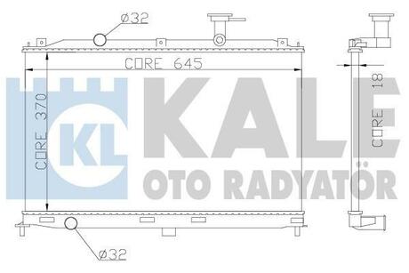 358000 KALE OTO RADYATOR Радиатор охлаждения Accent 1.4/1.6 (06-) МКПП/АКПП ()