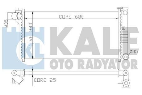 359600 KALE OTO RADYATOR KALE MAZDA Радиатор охлаждения Mazda 626 IV,V 1.8/2.0 91-